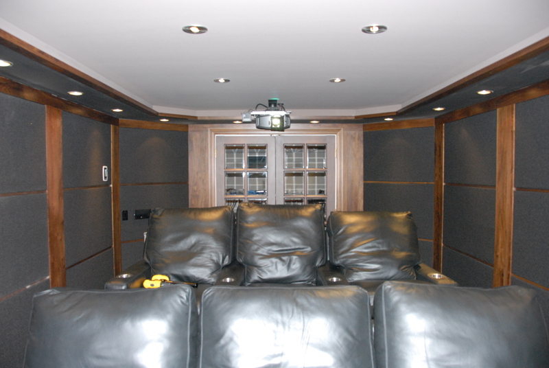 From the front with a flash